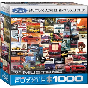 Eurographics (8000-0748) - "Ford Mustang Advertising Collection" - 1000 pezzi
