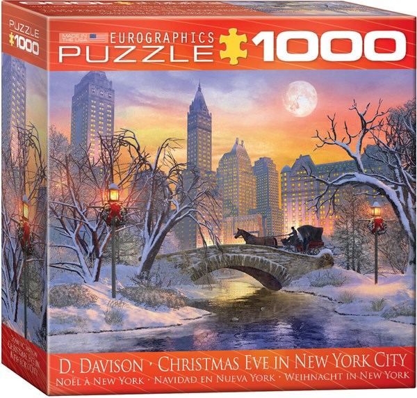 Eurographics (8000-0915) - Dominic Davison: "Christmas Eve in New York City" - 1000 pezzi