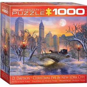Eurographics (8000-0915) - Dominic Davison: "Christmas Eve in New York City" - 1000 pezzi