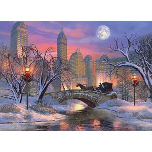 Eurographics (8000-0915) - Dominic Davison: "Christmas Eve in New York City" - 1000 pezzi