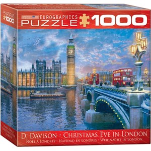 Eurographics (8000-0916) - Dominic Davison: "Christmas Eve in London" - 1000 pezzi