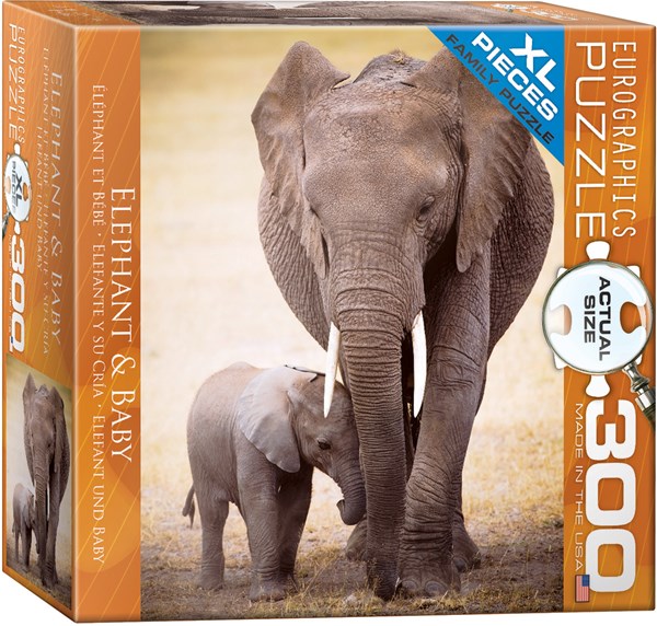 Eurographics (8300-0270) - "Elephant & Baby" - 300 pezzi