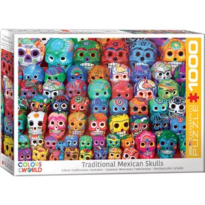 Eurographics (6000-5316) - "Traditional Mexican Skulls" - 1000 pezzi