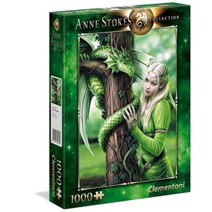 Clementoni (39463) - Anne Stokes: "Connected Spirits" - 1000 pezzi