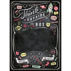 Clementoni (39468) - "Think Outside the Box, Black Board" - 1000 pezzi
