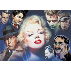 Schmidt Spiele (57550) - Renato Casaro: "Marilyn Monroe and Friends" - 1000 pezzi