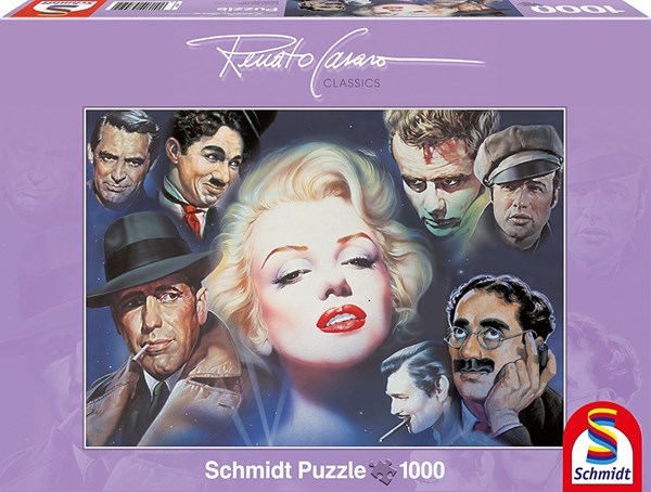 Schmidt Spiele (57550) - Renato Casaro: "Marilyn Monroe and Friends" - 1000 pezzi