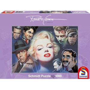 Schmidt Spiele (57550) - Renato Casaro: "Marilyn Monroe and Friends" - 1000 pezzi