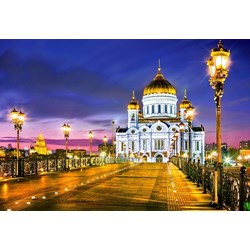 Castorland (C-103355) - "Cathedral of Christ the Saviour, Moscow" - 1000 pezzi