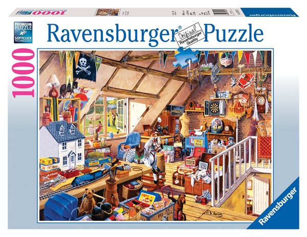 Ravensburger (19272) - "Grandma's Attic" - 1000 pezzi