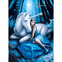 Clementoni (39462) - Anne Stokes: "Blue Moon" - 1000 pezzi
