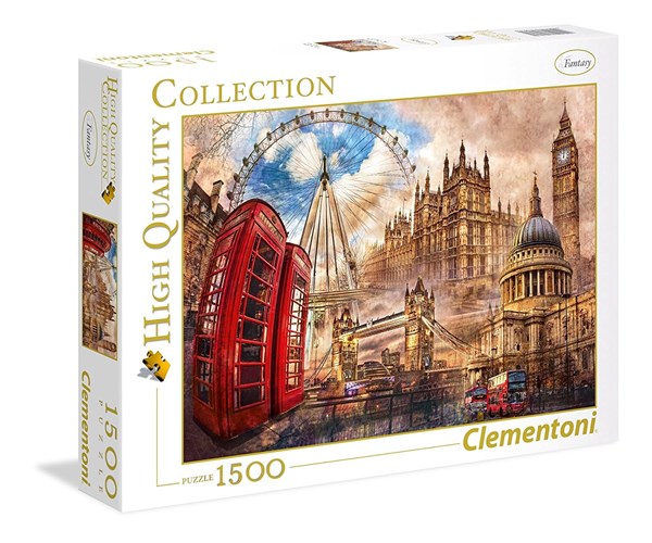 Clementoni (31807) - "Vintage London" - 1500 pezzi