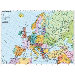 Ravensburger (14130) - "Political Map of Europe" - 500 pezzi