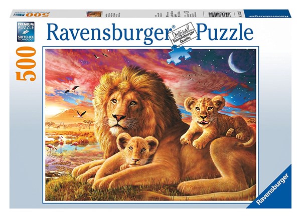 Ravensburger (14252) - "Lion Family" - 500 pezzi
