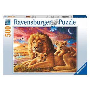 Ravensburger (14252) - "Lion Family" - 500 pezzi