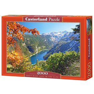 Castorland (C-200399) - "Navy Blue Lake in The Alps" - 2000 pezzi