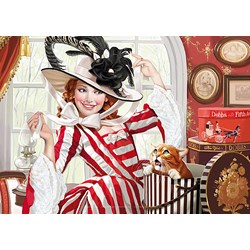 Castorland (B-52165) - "Lady in hat" - 500 pezzi