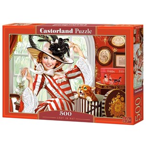 Castorland (B-52165) - "Lady in hat" - 500 pezzi