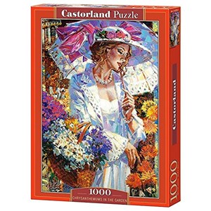 Castorland (C-103294) - Alexander Lashkevich: "Chrysanthemums in the Garden" - 1000 pezzi