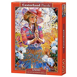 Castorland (C-151363) - Alexander Lashkevich: "A Girl with an Openwork Umbrella" - 1000 pezzi
