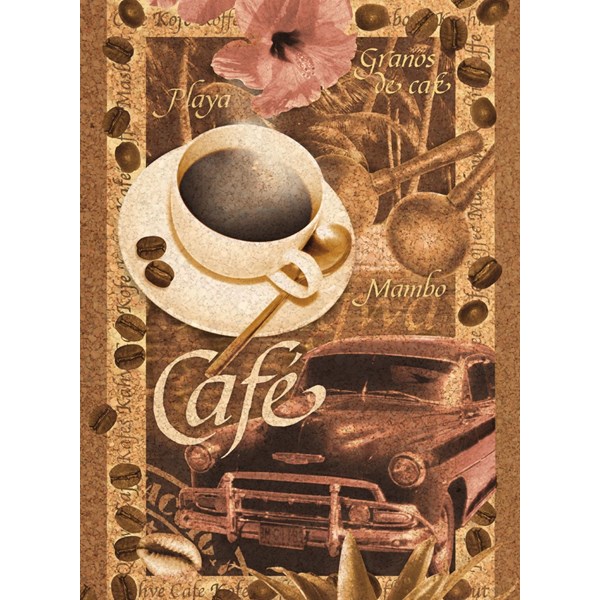 Clementoni (30203) - "Cafe. Cork Puzzle" - 500 pezzi