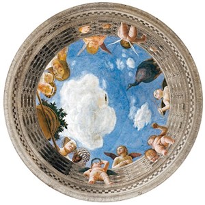 Clementoni (30321) - Andrea Mantegna: "Affreschi Palazzo Ducale Mantova" - 500 pezzi