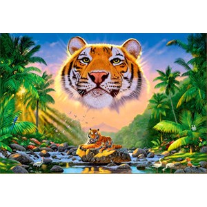 Step Puzzle (85501) - "The Magestic Tiger" - 6000 pezzi