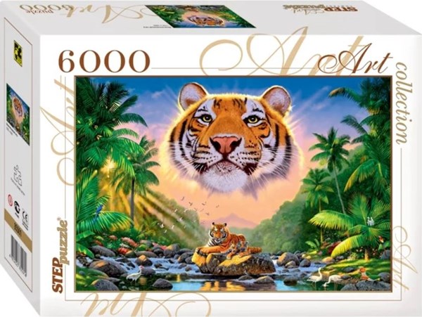 Step Puzzle (85501) - "The Magestic Tiger" - 6000 pezzi