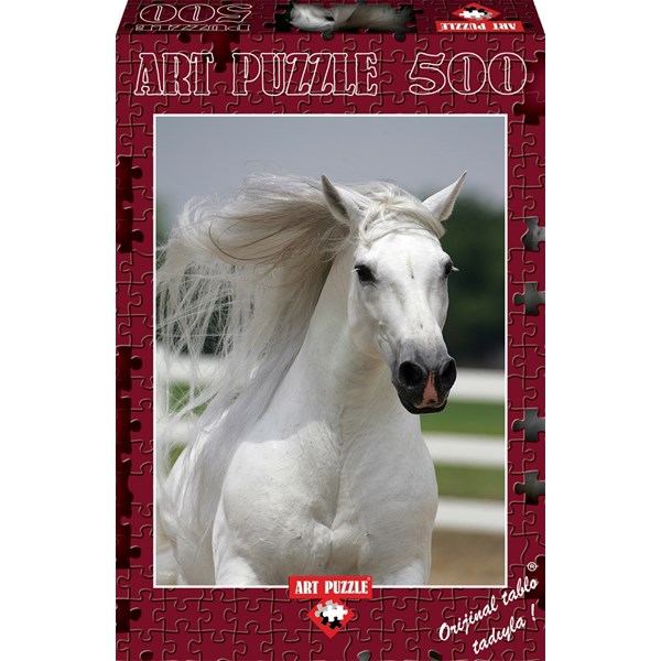 Art Puzzle (4188) - "White Horse" - 500 pezzi