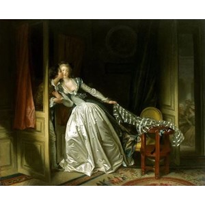 Step Puzzle (83205) - Jean-Honoré Fragonard: "The Stolen Kiss" - 1500 pezzi