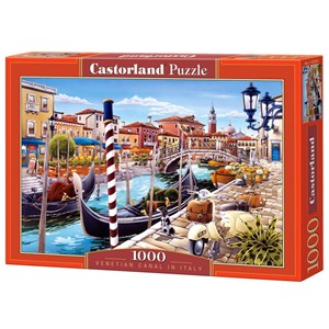 Castorland (C-103058) - "Venetian Canal in Italy" - 1000 pezzi