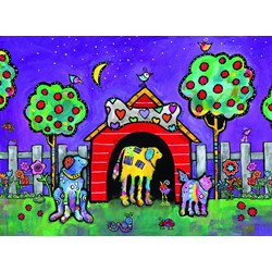 Ravensburger (14689) - "Dogs at Twilight" - 500 pezzi