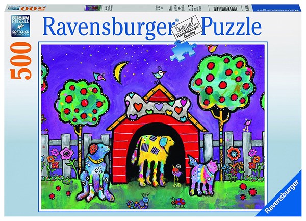 Ravensburger (14689) - "Dogs at Twilight" - 500 pezzi