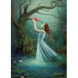 Heye (29523) - Melanie Delon: "Red Bloom" - 1000 pezzi