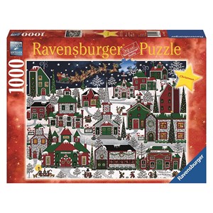 Ravensburger (19444) - "Americana Christmas" - 1000 pezzi