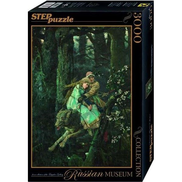 Step Puzzle (85201) - Viktor Vasnetsov: "Ivan Tsarevich Riding the Grey Wolf" - 3000 pezzi