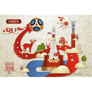 Origami (03809) - "Samara, Host city, FIFA World Cup 2018" - 160 pezzi