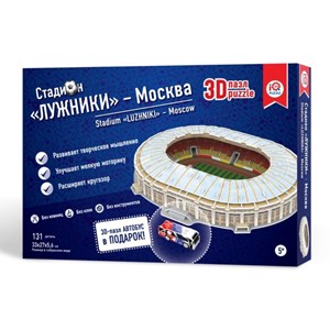 IQ 3D Puzzle (16546) - "Stadium Luzhniki, Moscow" - 131 pezzi