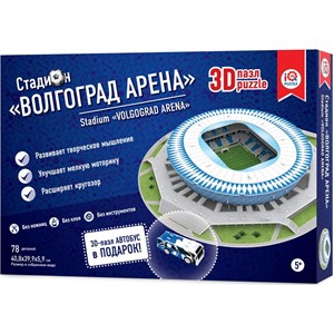 IQ 3D Puzzle (16550) - "Stadium Volgograd Arena" - 78 pezzi