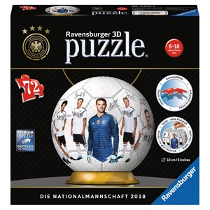 Ravensburger (11845) - "FIFA World Cup 2018 - Germany Team" - 72 pezzi