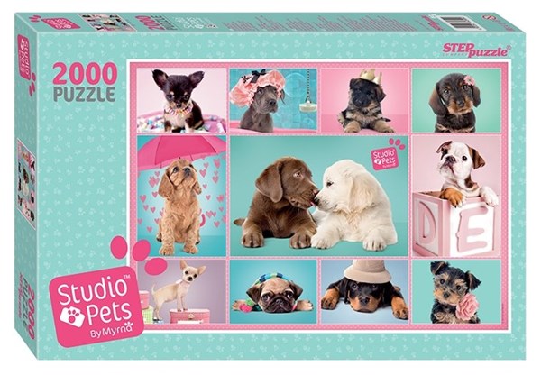 Step Puzzle (84300) - "Studio Pets By Myrna" - 2000 pezzi