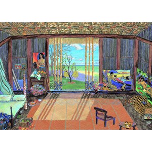 Educa (15534) - Damian Elwes: "Gauguin's Studio" - 1500 pezzi