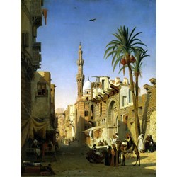 Step Puzzle (83207) - Prosper Marilhat: "Place de l’Esbekieh au Caire" - 1500 pezzi