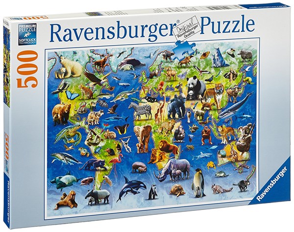 Ravensburger (14264) - "Endangered Animals" - 500 pezzi