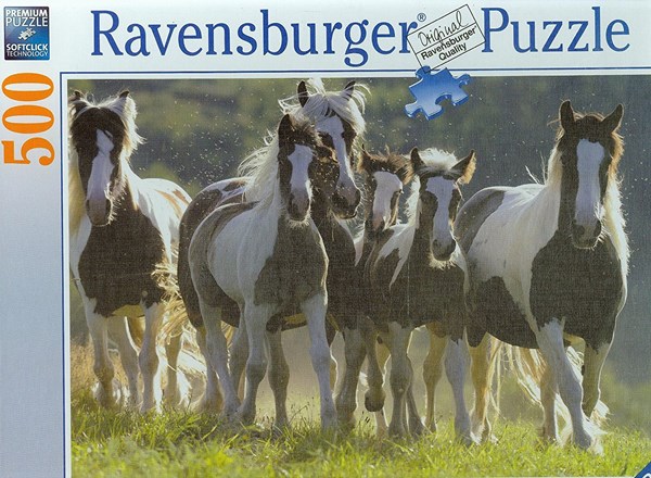 Ravensburger (14181) - "Group of Wild Horses" - 500 pezzi