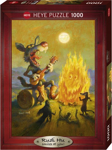 Heye (29620) - Rudi Hurzlmeier: "Singing Coyote" - 1000 pezzi