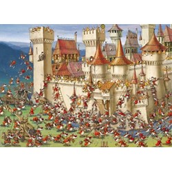 Heye (29633) - François Ruyer: "Bunnies vs. Wolves" - 1000 pezzi