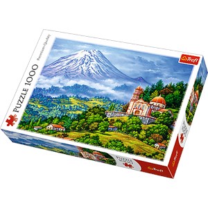 Trefl (10431) - "Landscape with The Volcano" - 1000 pezzi