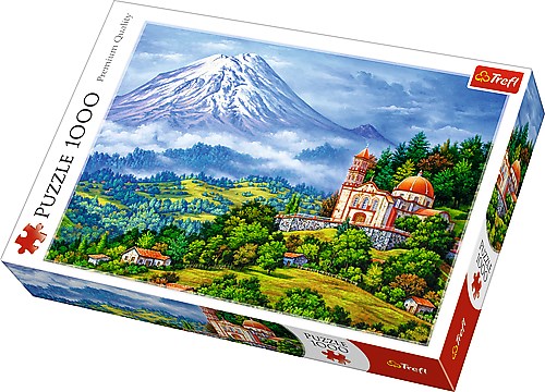 Trefl (10431) - "Landscape with The Volcano" - 1000 pezzi