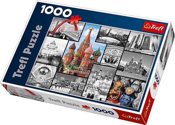 Trefl (10380) - "Moscow Collage" - 1000 pezzi